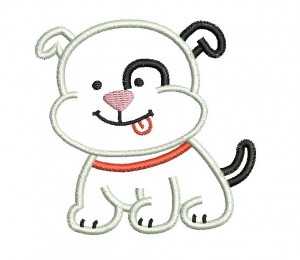 Stickdatei - Hundesalon Hund Bulldogge